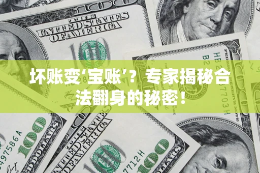 北京坏账变‘宝账’？专家揭秘合法翻身的秘密！