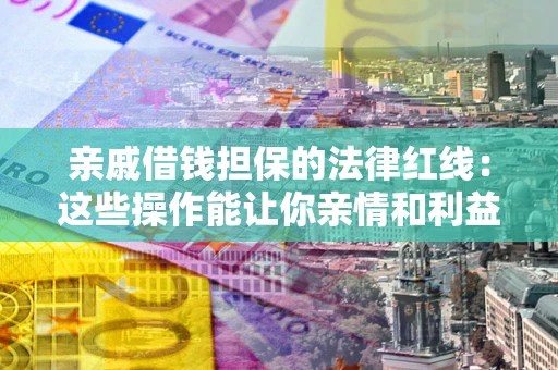 北京亲戚借钱担保的法律红线：这些操作能让你亲情和利益两不误