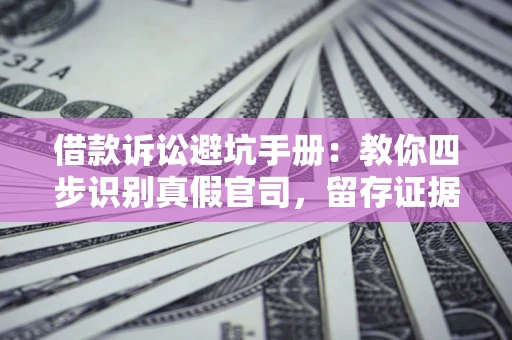 北京借款诉讼避坑手册：教你四步识别真假官司，留存证据不踩雷