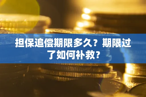北京担保追偿期限多久？期限过了如何补救？