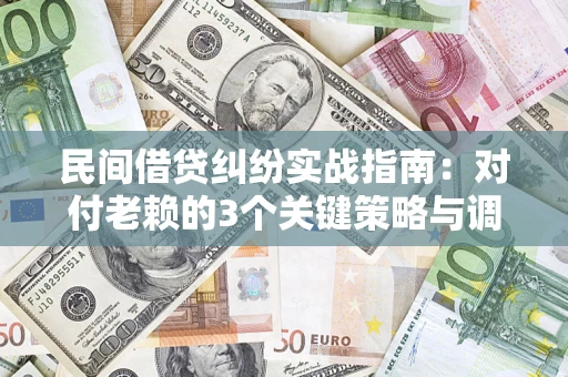 北京民间借贷纠纷实战指南：对付老赖的3个关键策略与调解盲区解析