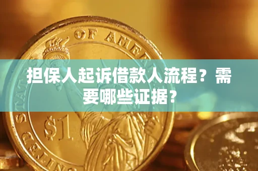 北京担保人起诉借款人流程?需要哪些证据? 北京担保人起诉借款人流程?需要哪些证据?